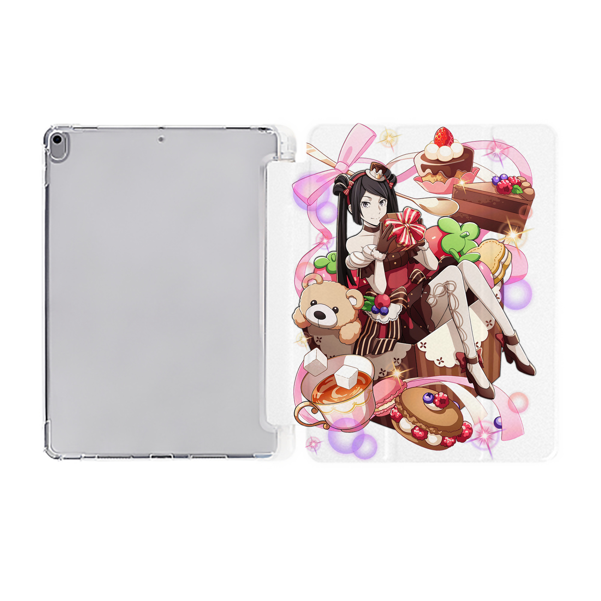 （画像用） 文豪ストレイドッグス Bungo Stray Dogs IPad ケース ペン収納付き 三つ折りスタンド PUレザー×シリコン 対応機種9.5/10.5/10.9インチ